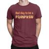 Men Bad Day To Be A Pumpkin Cute Halloween T Shirts Trick or Treat Cotton Clothes Funny Short Sleeve O Neck Tees Adult T-Shirt
