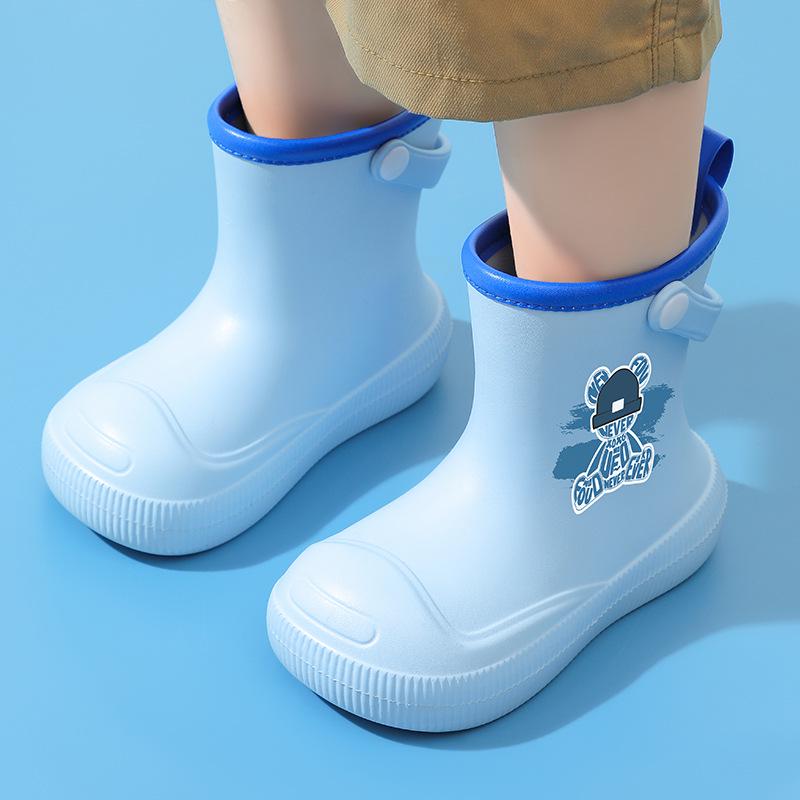 Детские водонепроницаемые резиновые сапоги - Нескользящие, Высокие, для школы