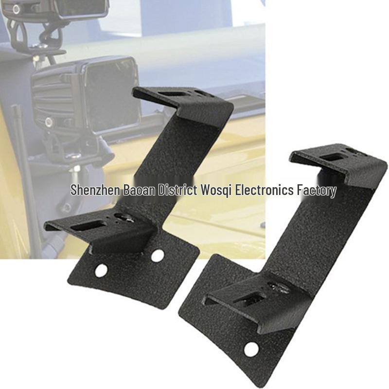 Кронштейн для автомобильной фары на переднюю стойку Jeep Wrangler, устойчивый к ржавчине, для противотуманных фар – однослойный/двухслойный