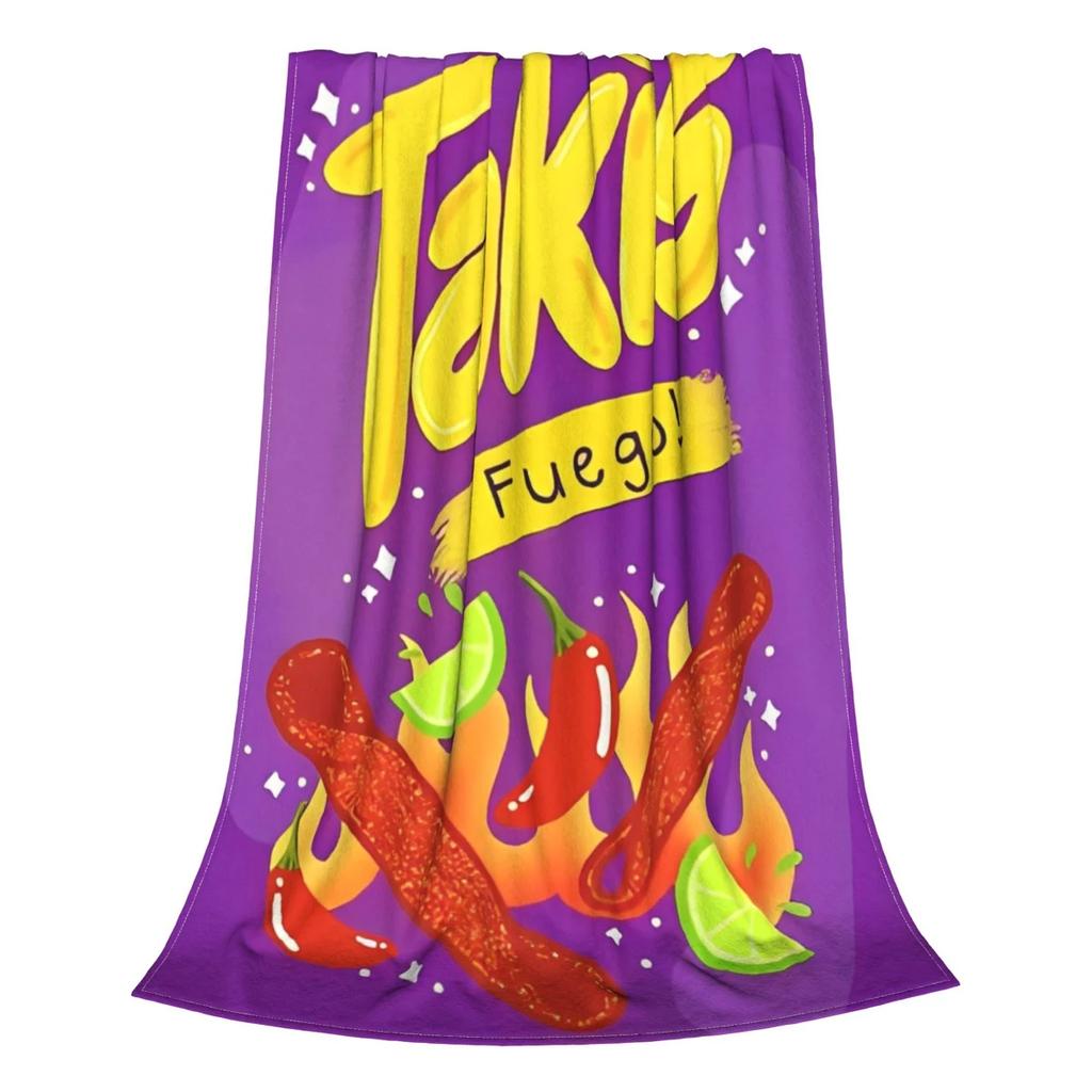 Takis Blue Heat Чехол на одеяло Фланелевое Закуска Мультяшный Мягкое Пледы для Автомобиля Дивана Кровати Покрывало