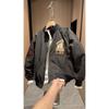 Men S Loose Fit Casual Baseball Jacket Spring Fashion Coat