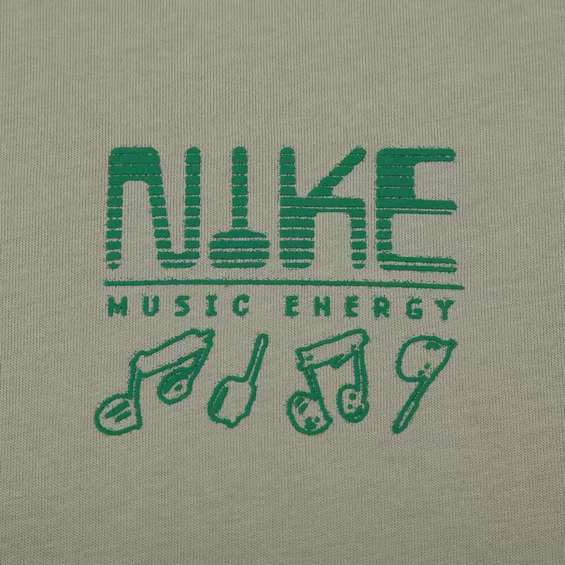 Nike Мужская повседневная вязаная футболка с круглым вырезом и коротким рукавом