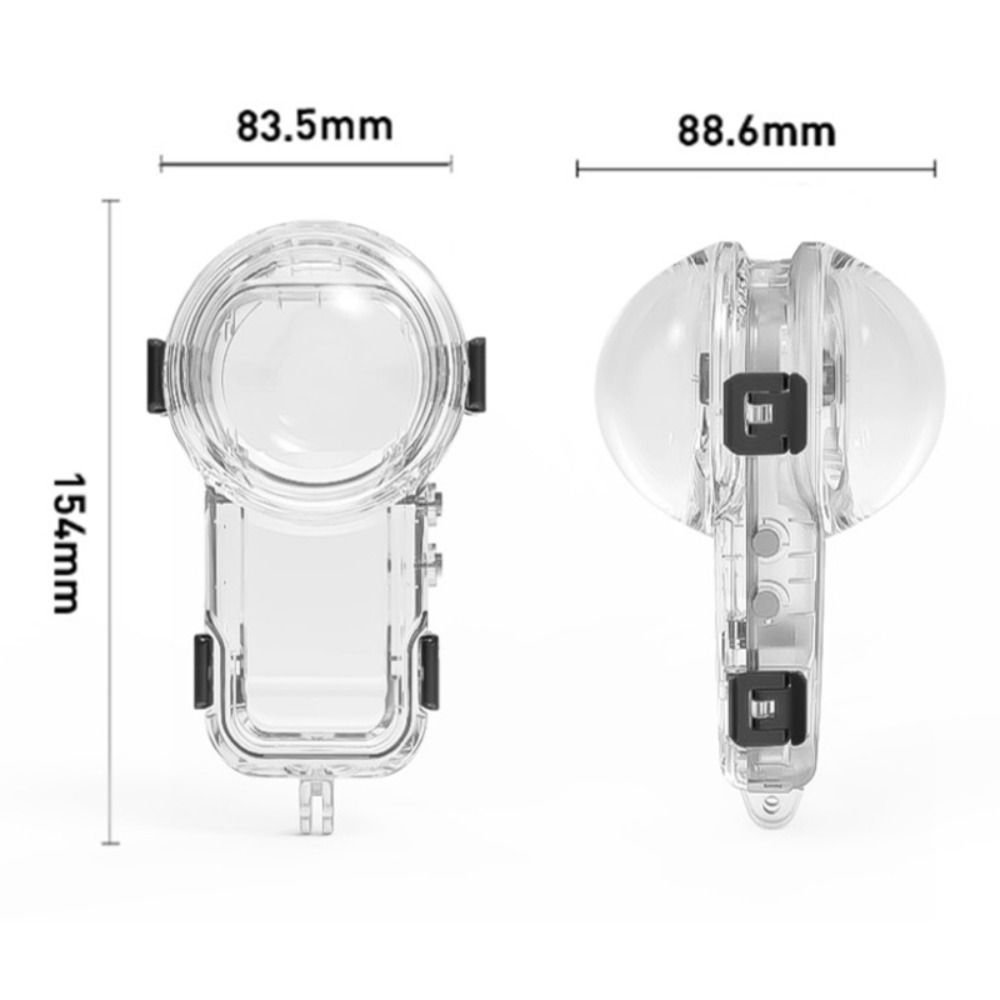 Защитный невидимый бокс для дайвинга Подводный корпус для дайвинга для экшн-камеры Insta360 X5 Аксессуары
