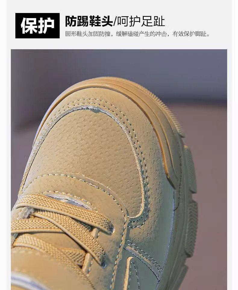 Зимняя новая детская обувь из хлопка 2025 года, обувь для мальчиков, кроссовки для девочек, флисовая утолщенная зимняя обувь для детей среднего и старшего возраста из хлопка большого размера