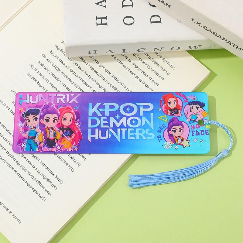 K-pop Закладка Охотник на демонов Закладка Hunrtrix Аниме Закладки Мультяшные Студенческие Канцелярские Товары Подарки для Поклонников Вечеринка