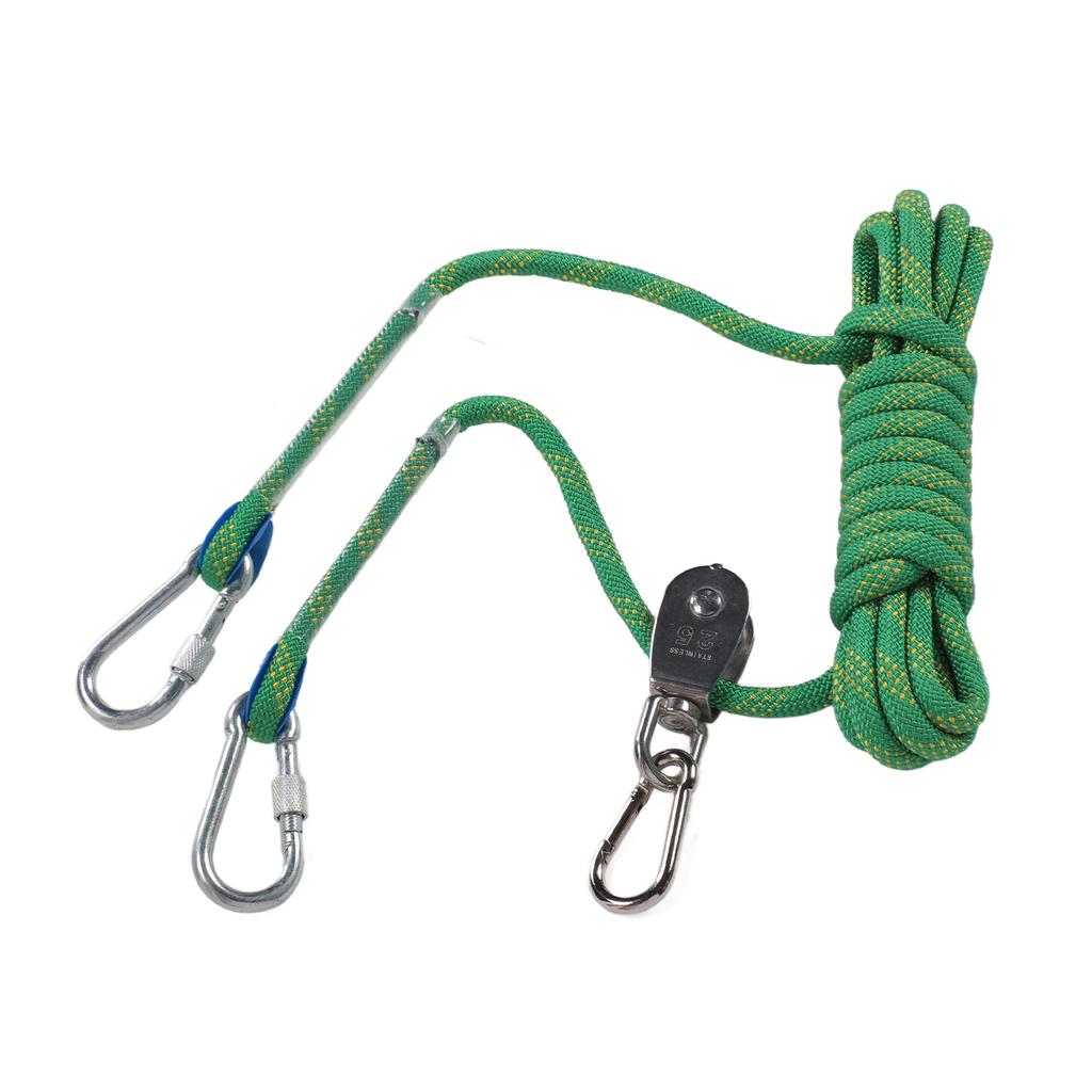 Dog Tie Out Cable Reflective 360 Degree Rotating Pulley Dog Runner Cable for Outdoor Camping Yard