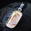 Natural Opal Pendant 25 ct Multicolor 925 Sterling Silver Gift for Her October Birthday Birthstone