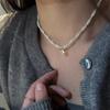 Цепочка на ключицу Легкая роскошь Премиум Цепочка на шею Подвеска Посеребренная