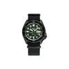 Seiko 5 Механизм с автоподзаводом Нейлоновый ремешок Часы Мужские Часы Зеленый циферблат SRPJ37K1