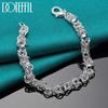 925 Sterling Silver Charm Bracelet Party Gift Fashion Jewelry