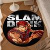 Slam Basketball Heroes Round Rug for Livingroom,Bedroom, Palyroom, Chair Rug, Area rug, Circle Carpet, Large Size Fan Christmas gift