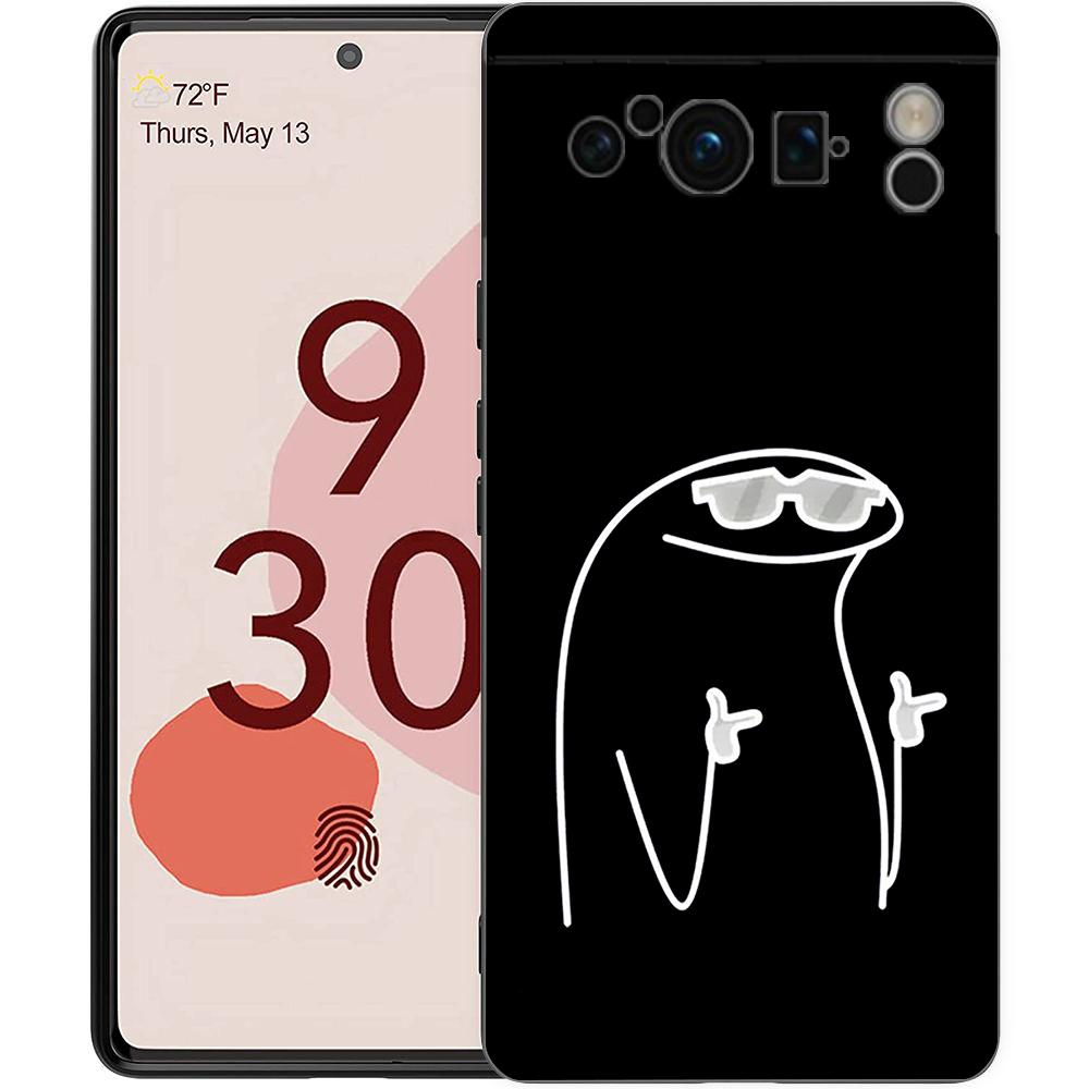 Чехол для телефона Google Pixel 9 8 8A 7 7A 6 Pro XL 6A 5G Черный Мягкий Ударопрочный Задняя крышка Оболочка из ТПУ Милый Мультяшный Matchman