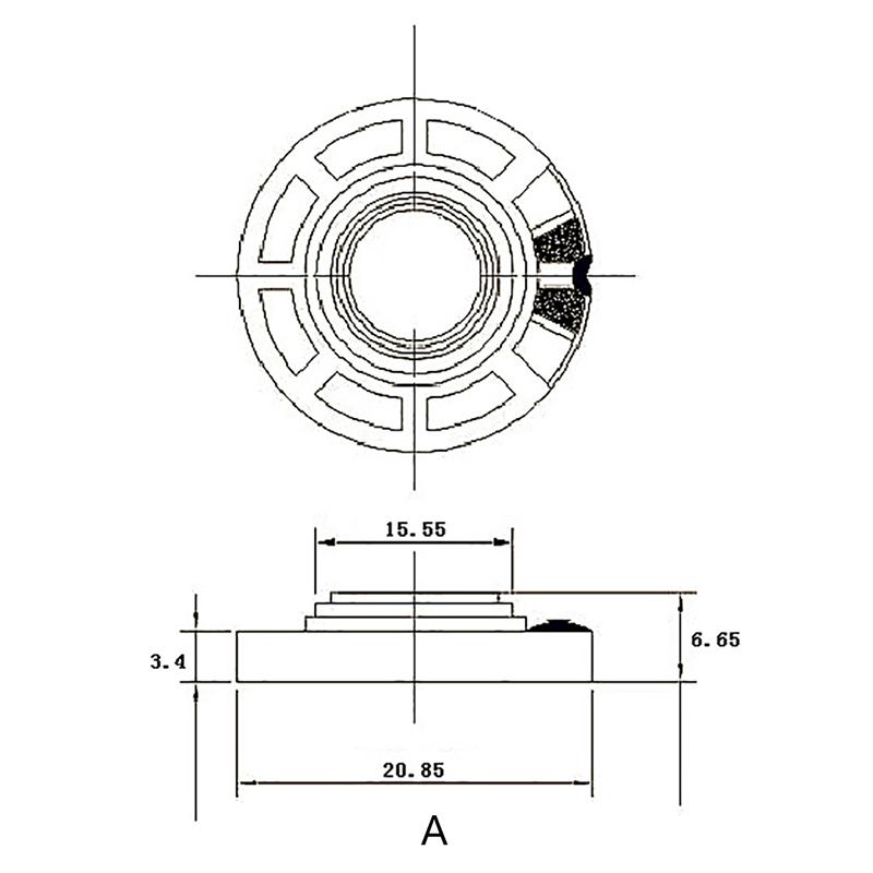 5 шт. 29 мм Магнитный мини-динамик Голосовые игрушки Электронные компоненты Звонок Динамик Круглая форма Замена Громкоговоритель