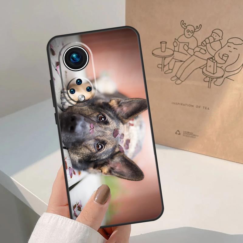 Немецкая овчарка Для Honor Magic 8 5 6 7 Pro Чехол Для Honor 400 200 Lite 50 70 90 X8c X8b X9a X9b X9c X9d Win