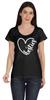 Womens Scoop Neck Besties Typographic BFF Friend Cotton Tee Tops