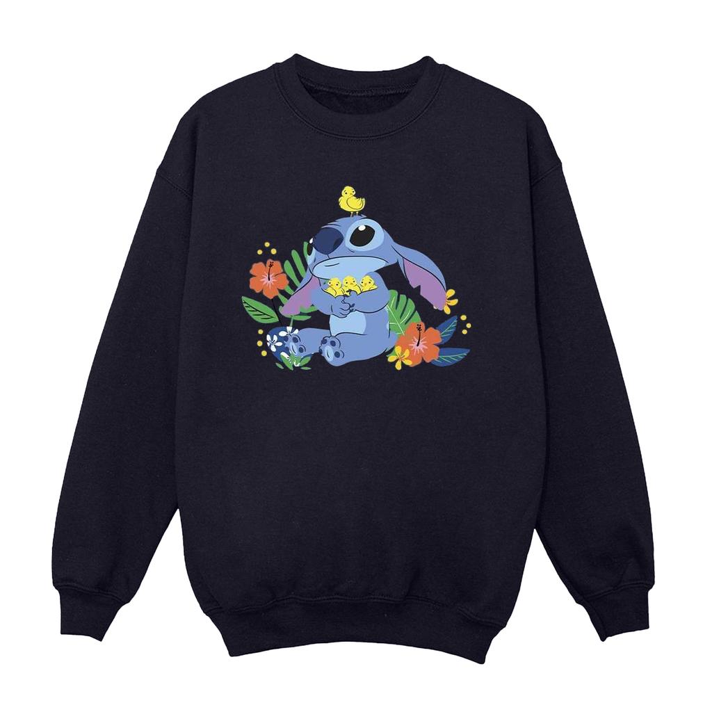 Disney Mens Lilo & Stitch Birds Sweatshirt