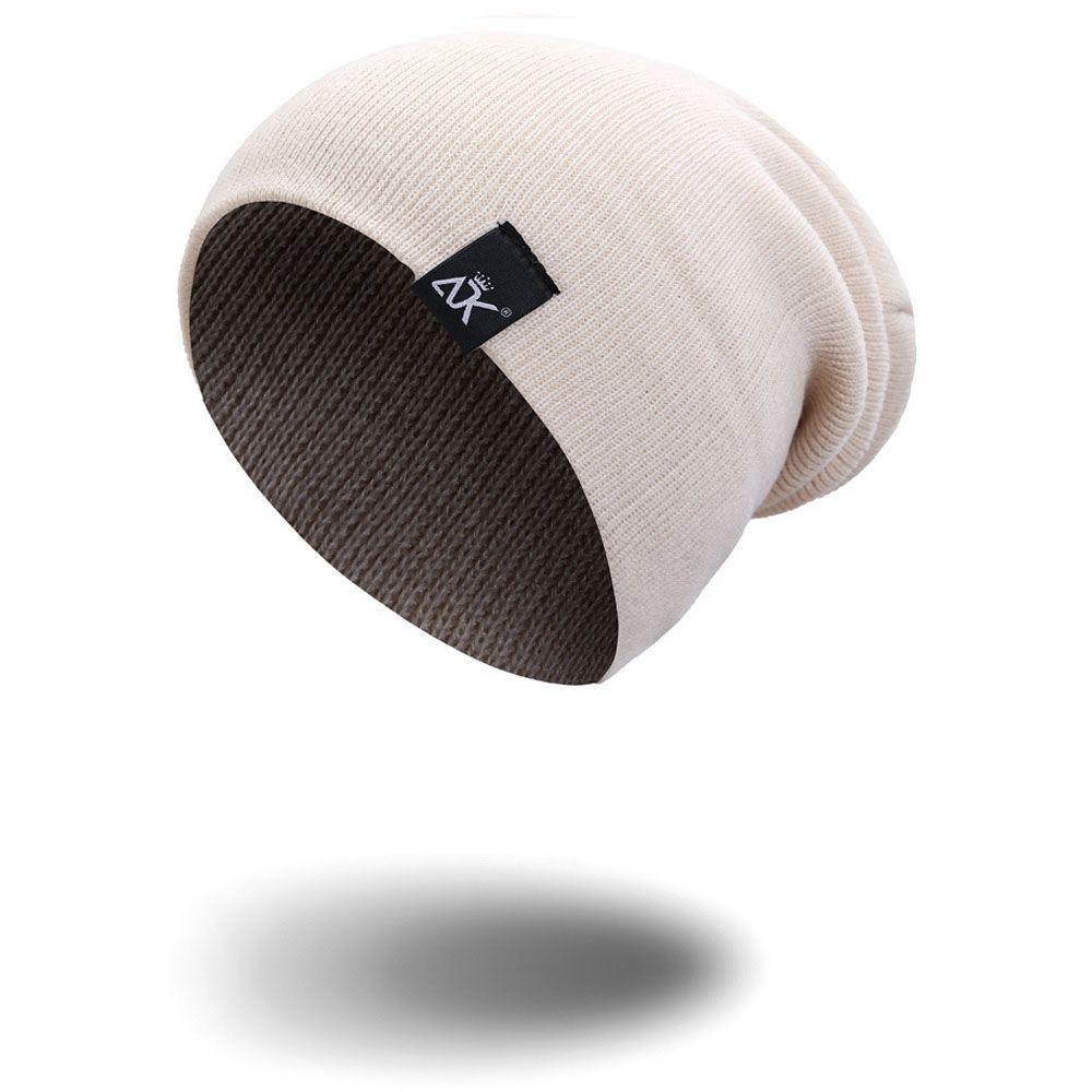 Женская повседневная кепка, однотонная, симпатичная, зимняя, осенняя, вязаная, шапка-бини, теплая, женская, шапка-бини