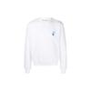 Off-White FW21 Логотип Слоган Пуловер Толстовка Мужская Топы Белый OMBA025F21FLE0040184