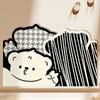 Diatom Mud Cute Panda Cartoon Mat Toilet Absorbent Non-slip Resistance Dirty Entry Toilet Foot Mat Bathroom Mat
