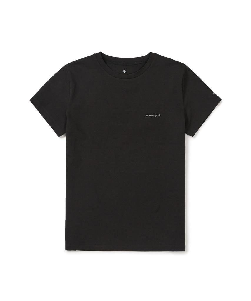 SNOWPEAK APPAREL Женская футболка с коротким рукавом Primeflex Быстросохнущая (S26Mwtts21) черный