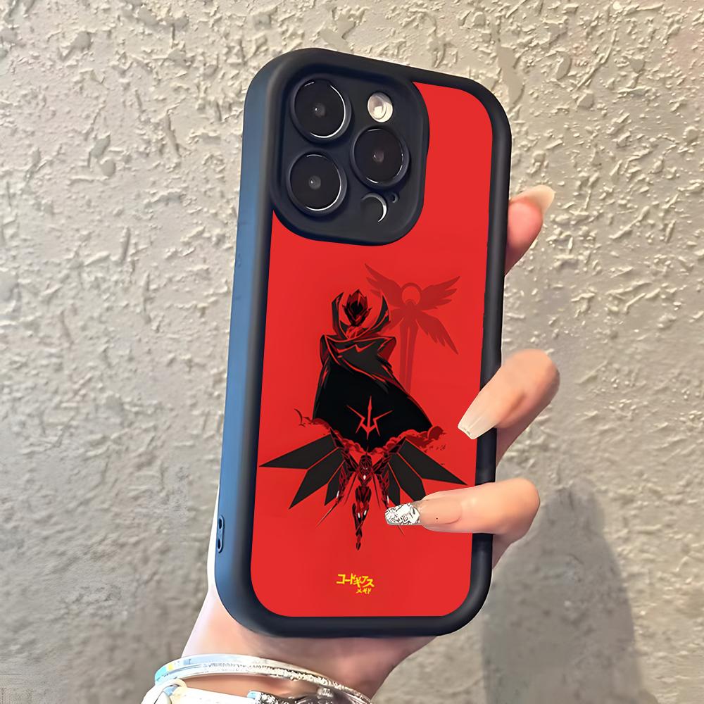 Аниме Логотип Code Geass Чехол для Телефона Для IPhone 17 Pro Max 16 15 14 Pro Max IPhone 13 Pro Max 11 Plus Силиконовый Чехол