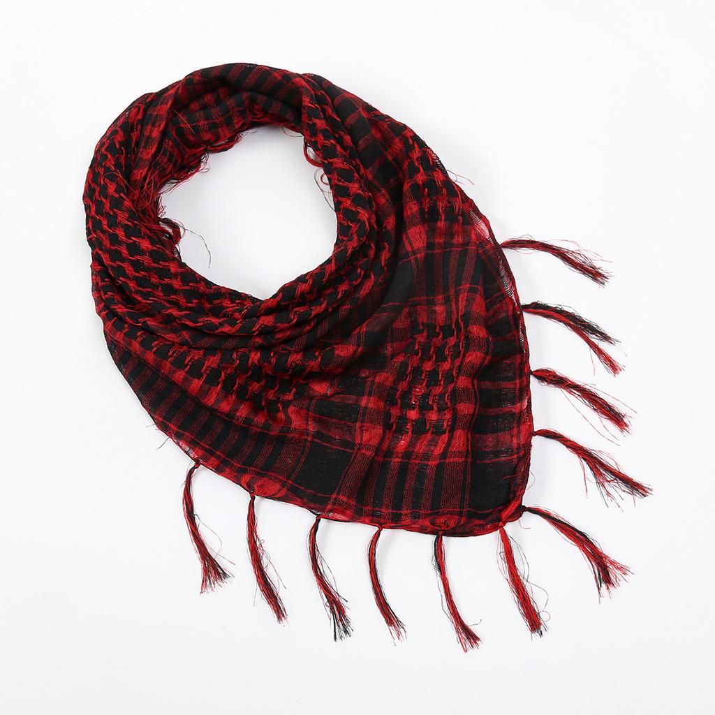 Спорт На открытом воздухе Арабская бандана Военный тактический шарф Многофункциональный Ветрозащитный Пескозащитный Теплый гейтор для шеи Головной платок