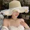 Sun Protection Sun Hat Wide Brim Beach Hat Fashion Straw Hat  for Women