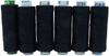 10 Pieces Set Cotton Black Thread Spool Reel Spun Supplies Quilting Sewing