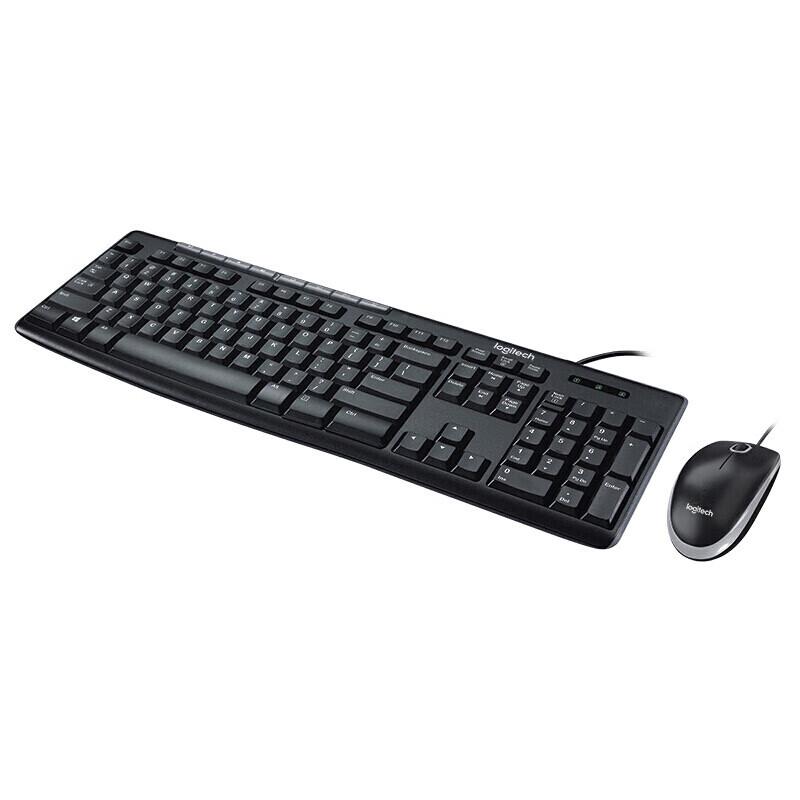 Logitech MK200 Wired Full-Size Keyboard and Mouse Combo