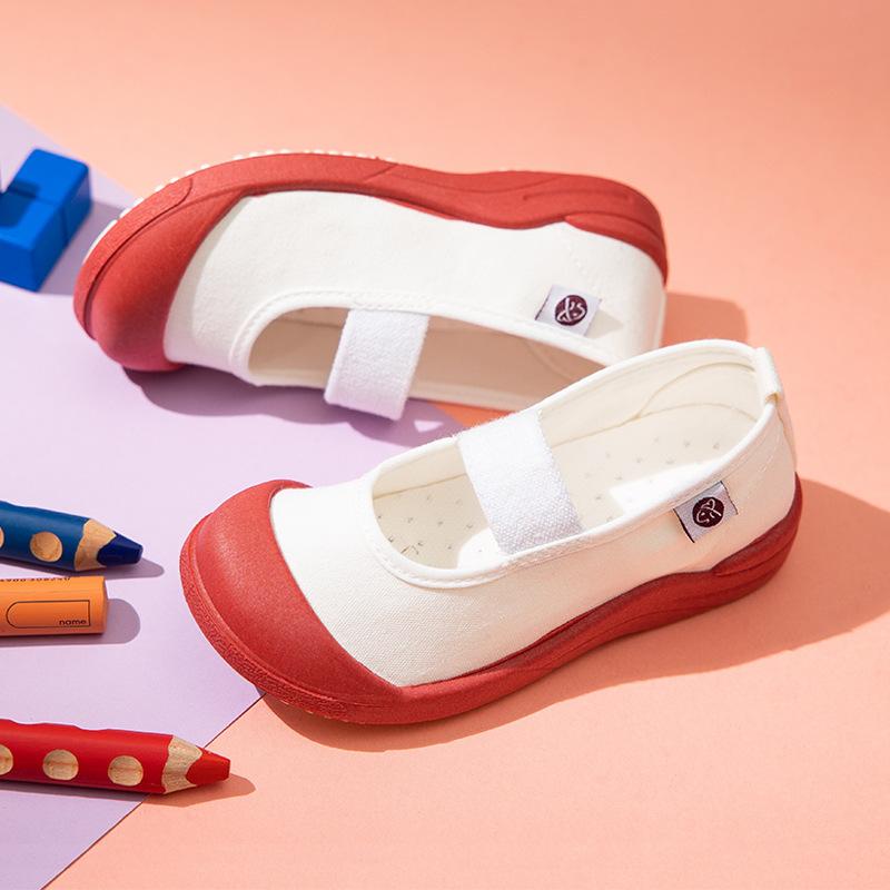 Модные универсальные детские парусиновые туфли, матерчатая обувь для девочек, детские белые туфли для малышей, домашняя обувь Classmates