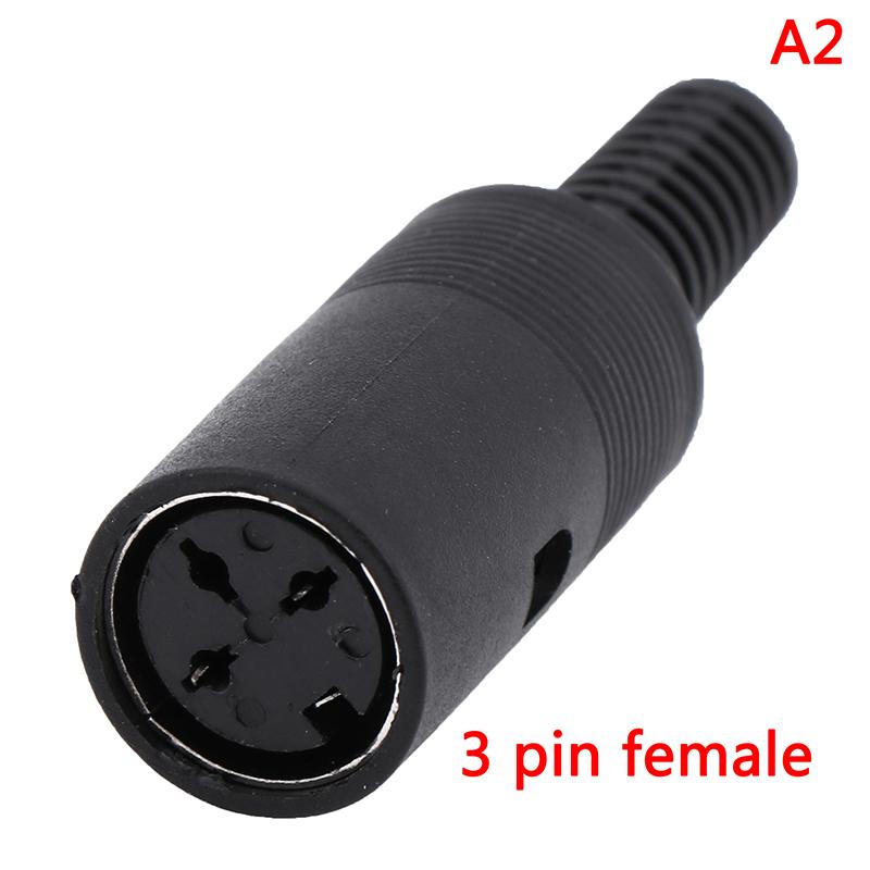 DIN Plug Socket Connector 3/4/5/6/7/8 PIN Male/Female Chassis Cable Mount
