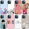 Чехол с милым рисунком аниме «Яой Яой» для Apple iPhone 14 13 12 Mini 11 Pro Max 7 8 XR X XS 7 8 Plus SE 2020 2022, черный чехол