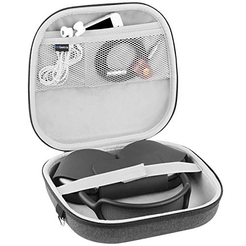 Geekria Case Shield Чехол для наушников, Совместимый жесткий дорожный чехол для Apple AirPods Max с карманом для хранения (Темно-серый)