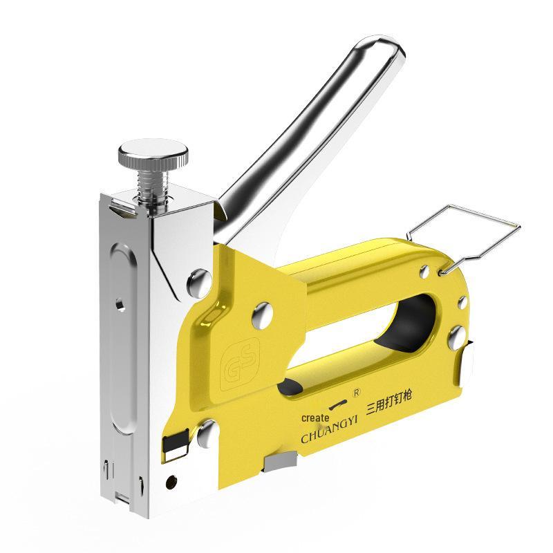 Chuangyi Industrial Grade Pneumatic Nail & Staple Gun for Woodworking & Decoration