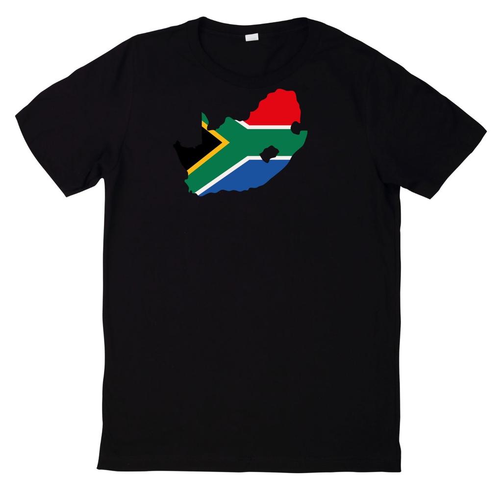 T-Shirt Südafrika Flagge Langkarte Afrika KontinentWird in neuem Fenster oder Tab geöffnet