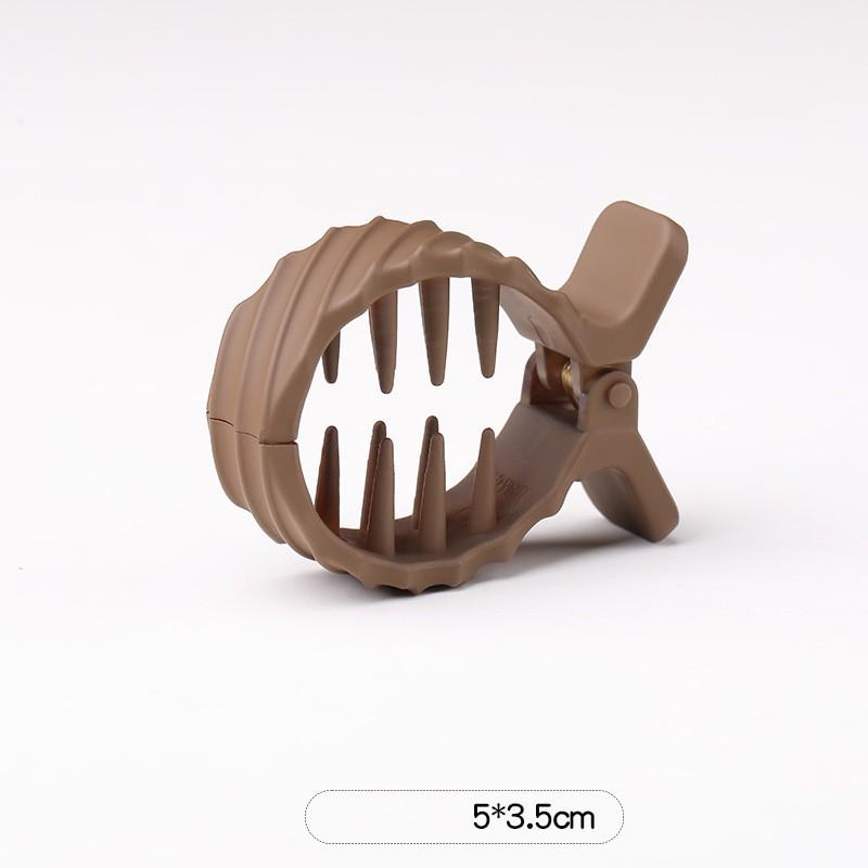 Круглая заколка для волос Grab High Ponytail Fixed Artifact Claw Hairpin Women Back Head Frosted Hairpin Anti-Low Style Claw Hairstyle Clip