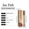 Jue-Fish Pyrography Marker Pen for Wood Burning Best for Custom Art Designs Creative DIY Home Decorations Craft Supply