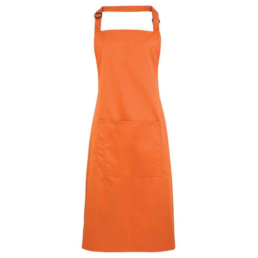 Premier Unisex Adult Colours Collection Pocket Bib Apron