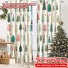 2D ПЛОСКАЯ ПЕЧАТЬ, 2 шторы (Без Рода) Рождественская елка Декор Праздник Новый год Печатные Шторы Принты Светофильтрующие