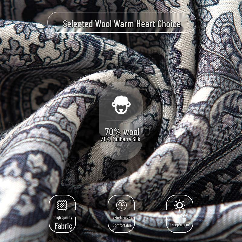 2025 Autumn Women's Decorative Square Scarf – Elegant Self-Use Gift, Neck Warmer, Sun Protection, Exquisite Temperament.