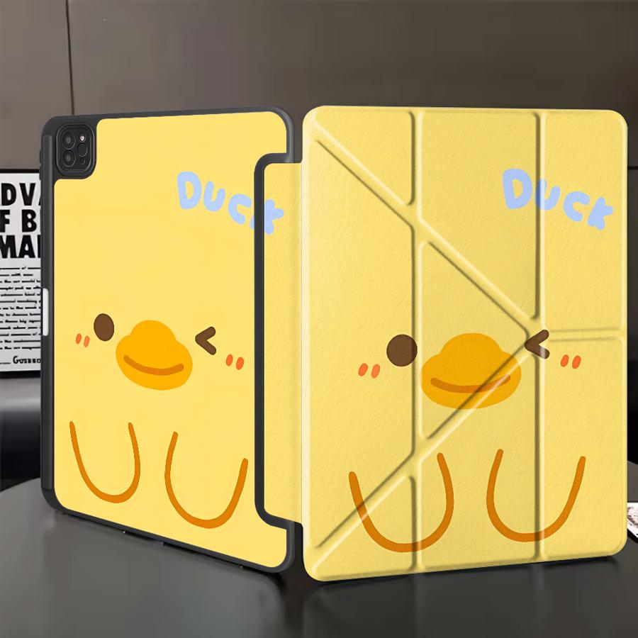 Чехол-подставка Чехол для планшета Для iPad Air 4 5 M3 M2 1 2 M4 11 дюймов Mini 6 7 Pro 2025 Pro 11-го 10-го 9-го 8-го 7-го 12,9 дюйма Желтый