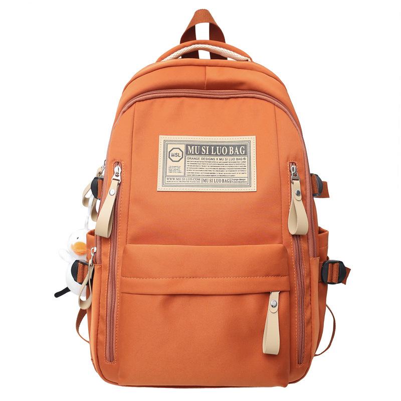 School Bag Male Junior High School High School High School High Capacity College Student Middle School Student Computer Boys Backpack Girls Burden