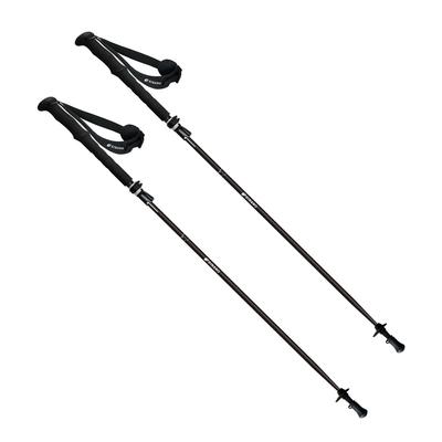 SINANO Треккинговая палка складная TWIST 125 Черная, 110-125см