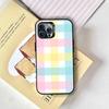 Чехол для телефона в корейском стиле Ins для iPhone 17,16,15,14,13,12,11 Plus,Pro Max,XS,Цветной серебряный внутренний чехол