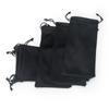 10 Pcs Pouches for Sunglasses Mp3 Soft Cloth Dust Pouch Optical Glasses Carry Bag Double Cord Storage Bag