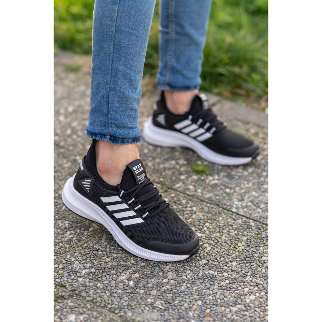 Мужские белые резиновые 4-линейные ортопедические повседневные кроссовки Wsb0716