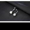 [MeiBaPJ]Natural Freshwater Pearl Fashion Drop Earrings Real 925 Sterling Silver Fine Charm Jewelry for Women