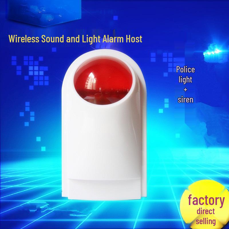 Elderly Emergency Wireless Sound & Light Alarm for Accessible Public Toilets