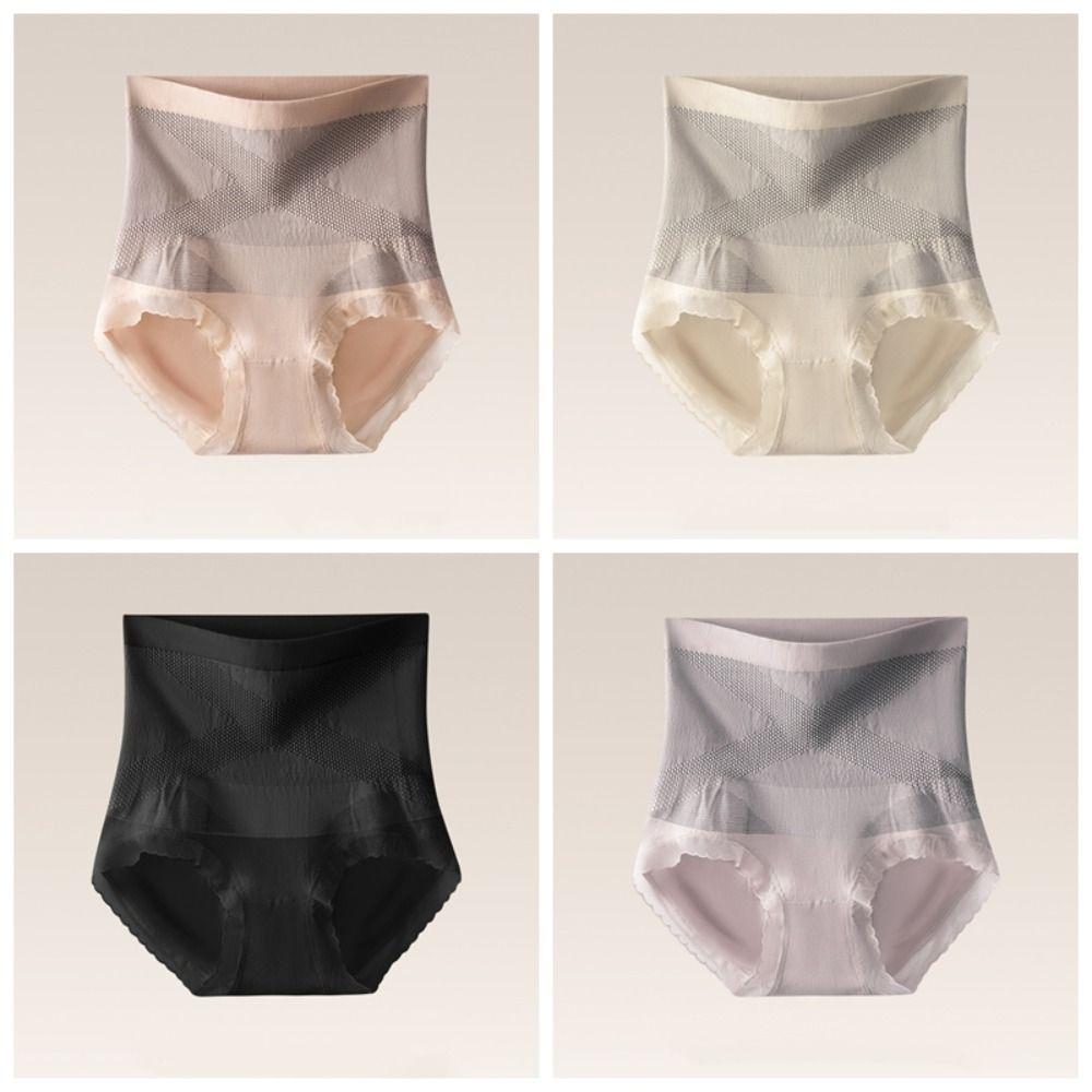 High Waist Postpartum Body Shaper Cotton Crotch Tummy Control Underwear Seamless Shapewear  Lady