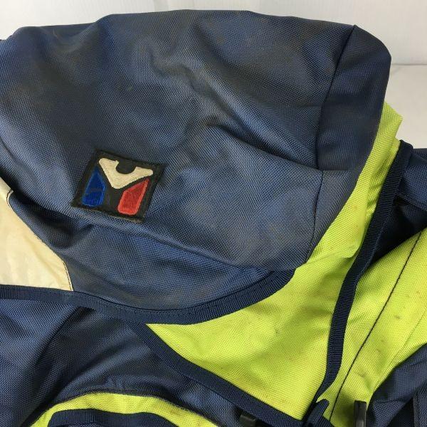 MILLET Climbing Backpack Blue Green Outdoor Bag Large Side Pockets(USED)
